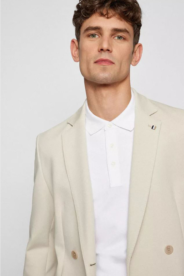 ΠΟΛΟ ΜΠΛΟΥΖΑ BOSS - 100 ΛΕΥΚΟ